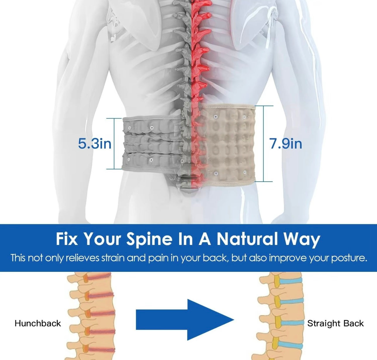 LUMBAR DECOMPRESSION SUPPORT BELT