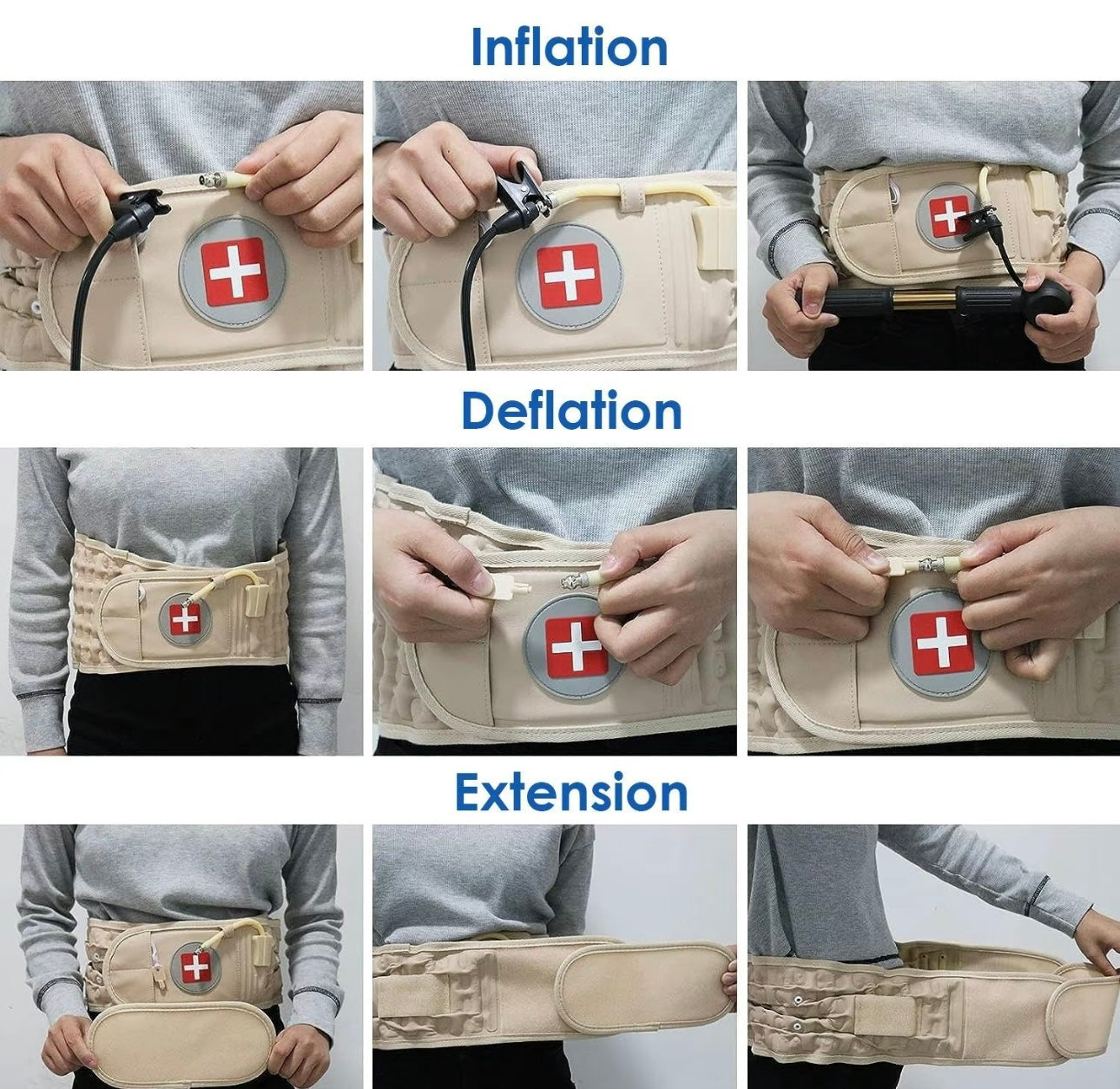 LUMBAR DECOMPRESSION SUPPORT BELT