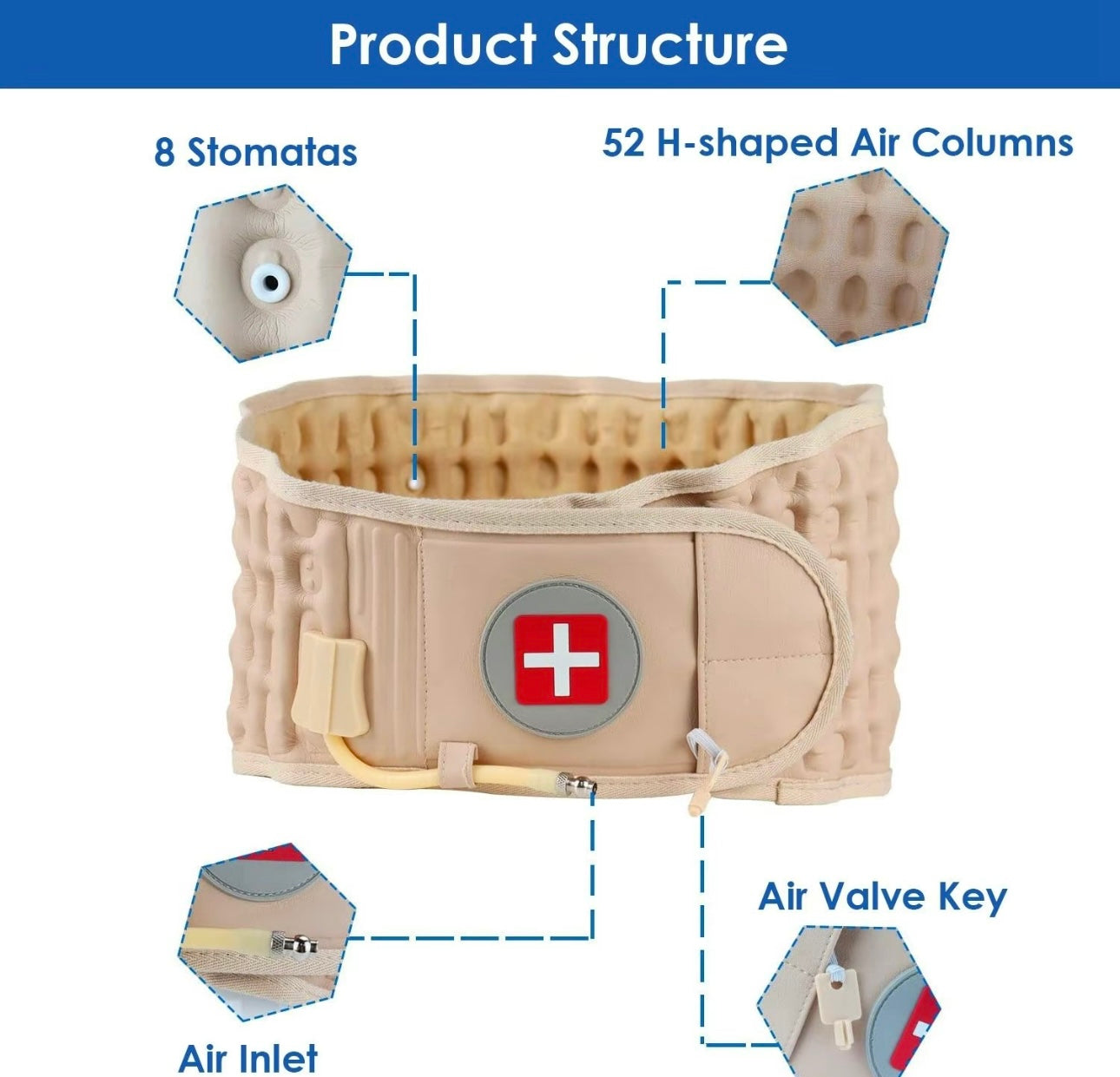 LUMBAR DECOMPRESSION SUPPORT BELT