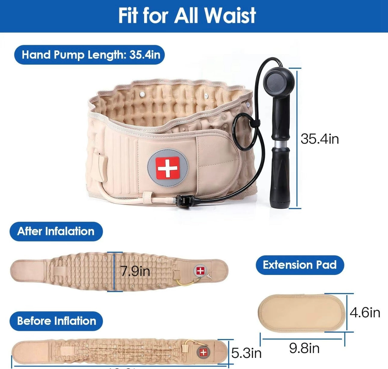 LUMBAR DECOMPRESSION SUPPORT BELT